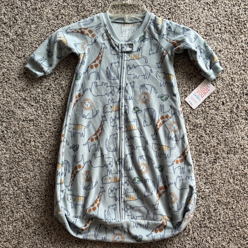 Carter's Blue Animal Print Sleep Sack